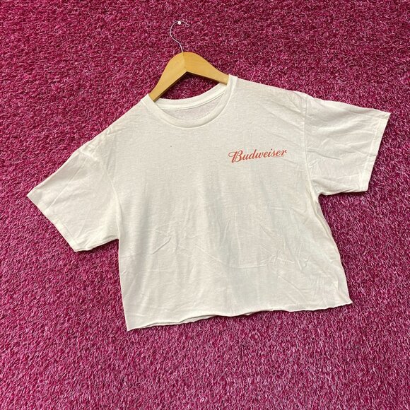 World Renowned Budweiser King Of Beers Crop Top Promo T-Shirt small - Picture 4 of 4
